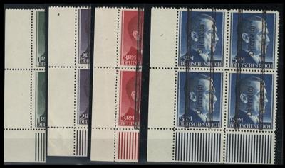 ** - Österr. 1945 - Grazer im VIERERBLOCK (die 5 RM mager), - Briefmarken und Ansichtskarten