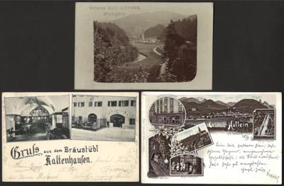Poststück - Partie AK Salzburg u.a. auch miut Lithos, - Známky a pohlednice