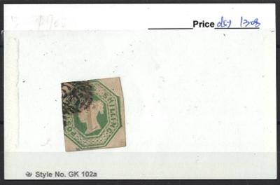 .gestempelt - Großbrit. Nr. 7 Durchschnittsstück - Stamps and postcards