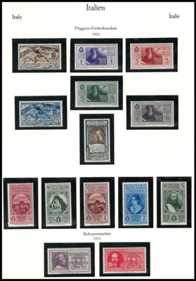 .gestempelt/*/** - Sammlung Italien ca.1863/1954, - Briefmarken und Ansichtskarten