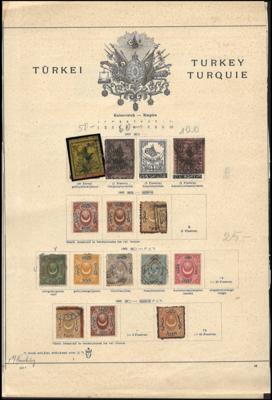 **/*/gestempelt - Sammlung/Partie Türkei, - Francobolli e cartoline