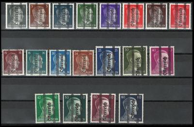 ** - Österr. 1945 - Kl. Grazer Satz (ANK Nr. 674/92) **, - Briefmarken und Ansichtskarten