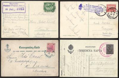 Poststück/Briefstück - Kl. Partie Österr. Marine WK I sowie Lloyd etc., - Briefmarken und Ansichtskarten