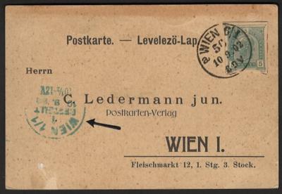 Poststück - Österr. - 5 Heller Ganzsachenausschnitt - Briefmarken und Ansichtskarten