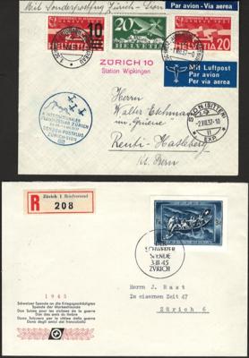 Poststück - Partie Poststücke Schweiz ab ca. 1911, - Stamps and postcards