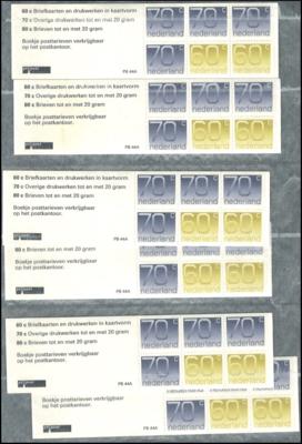 **/gestempelt - 230 div. Markenheftchen von Niederlande, - Briefmarken und Ansichtskarten