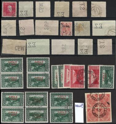 .gestempelt - Bosnien - Sammlungsteil ab 1879, - Stamps and postcards