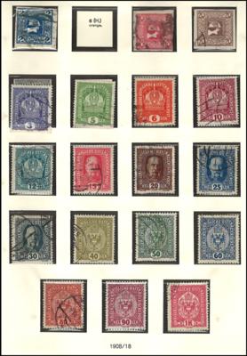 */gestempelt - Partie Österr. ab Monarchie, - Briefmarken und Ansichtskarten