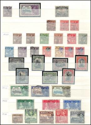 .gestempelt - Partie Südeuropa mit Portugal - Griechenland - Malta - Gibraltar - Zypern, - Briefmarken und Ansichtskarten