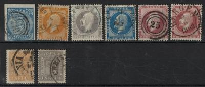 .gestempelt/**/* - Sammlung Norwegen ca. 1855/1979 mit etwas Dubl., - Briefmarken und Ansichtskarten
