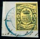 Briefstück - altd. Staaten - Oldemburg Nr. 8, - Francobolli e cartoline
