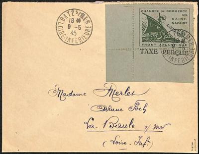 Poststück - D. Bes. Frankreich - St. Nazaire - Francobolli e cartoline