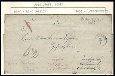 Poststück - Partie Vorphila D.Reich (meist Preußen) mit Danzig, - Briefmarken und Ansichtskarten