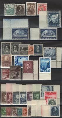**/*/Briefstück - Sammlung Österr. I. Rep. meist */**, - Briefmarken und Ansichtskarten
