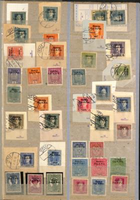 .gestempelt/Briefstück - Ukraine - Partie interessante Dubl. ab 1919, - Francobolli e cartoline