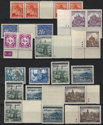 **/*/gestempelt - Partie Böhmen u. M. sowie D.Reich ab 1872, - Stamps and postcards