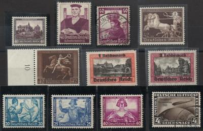 .gestempelt/*/** - Partie D.Reich mit Schwerpunkt ab 1933, - Briefmarken und Ansichtskarten