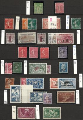 .gestempelt/*/**/(*) - Partie Frankreich ab ca. 1849, - Stamps and postcards