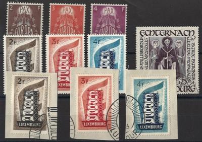 .gestempelt/*/** - Partie Luxemburg ab ca. 1852, - Briefmarken und Ansichtskarten