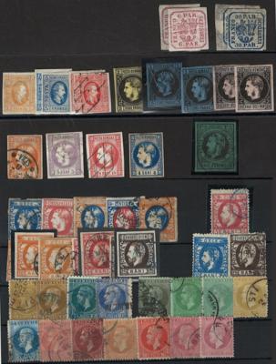 .gestempelt/*/** - Partie Rumänien ab ca. 1862, - Stamps and postcards