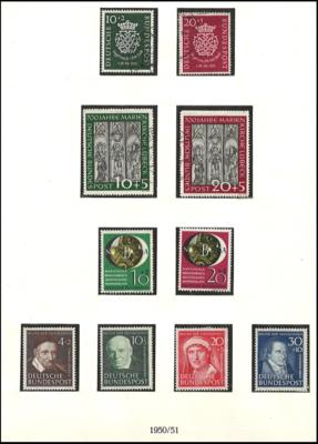 .gestempelt/**/* - Sammlung BRD ab 1949, - Briefmarken und Ansichtskarten