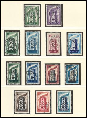 .gestempelt - Sammlung Europa - Gemeinschaftsausg. CEPT ca. 1956/2008, - Známky a pohlednice