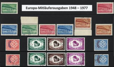 **/gestempelt - Umfangreiche Spezialsammlung "Europa" ab 1948, - Francobolli e cartoline