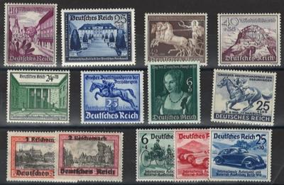 ** - Partie D.Reich 1938/1945mit etwas D. Bes. WK II, - Briefmarken und Ansichtskarten