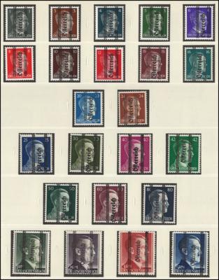 ** - Sammlung Österr. ca. 1945/1988 u.a. mit - Stamps and postcards