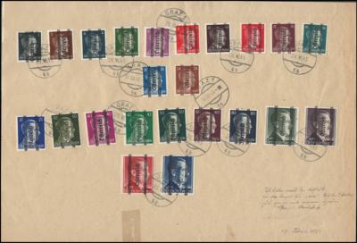 Briefstück - Österr. 1945 - Grazer (die 12 und 5 RM mager, - Stamps and postcards