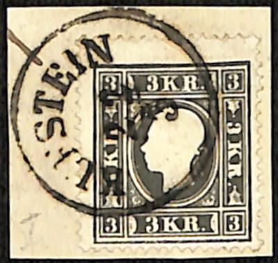 Briefstück - Österr. Nr. 11I mit Einkreisstempel "KUFSTEIN 22/3" auf Briefstück, - Briefmarken und Ansichtskarten
