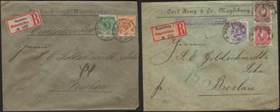 Poststück/Briefstück - Partie Poststücke D.Reich vor 1945 u.a. mit etwas altd. Staaten, - Briefmarken und Ansichtskarten