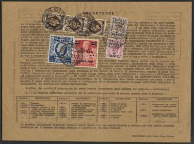 Poststück - Brit. Eritrea frankiertes - Stamps and postcards