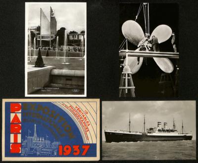 Poststück - Kl. Partie Fotokarten Dampfer Deutschland, - Francobolli e cartoline