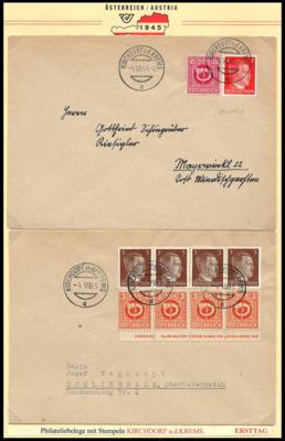 Poststück - Oberösterreich Bezirk Kirchdorf - 10 Belege, - Briefmarken und Ansichtskarten