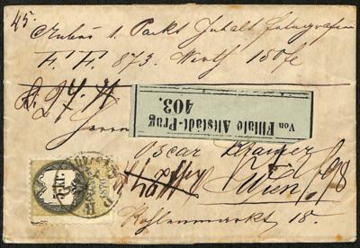 Poststück - Österr. - 2 Briefe mit Fiskalmarken, - Briefmarken und Ansichtskarten