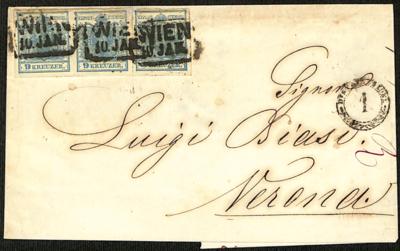Poststück - Österr. Nr. 5 H IIa (Paar - Známky a pohlednice