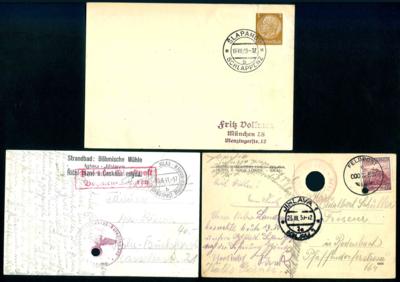 Poststück - Seltenen verschiedenartige - Stamps and postcards