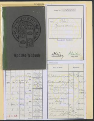Poststück - Sparverkehr 1945 zwei - Briefmarken und Ansichtskarten