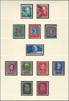 .gestempelt/** - BRD Deutschland Sammlung 1949-2000 in 5 SafeAlben, - Briefmarken und Ansichtskarten
