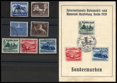 .gestempelt - Dt. Reich Partie 1935/40, - Briefmarken und Ansichtskarten
