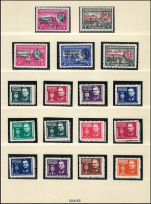 **/gestempelt - Jugoslawien-Sammlung  1945/2002 postfr. und gestempelt, - Stamps and postcards
