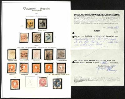 .gestempelt - Kl. Sammlung Lombardei u.a. mit doppels. Druck, - Briefmarken und Ansichtskarten