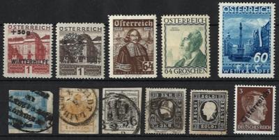 **/*/gestempelt - Österreich Sammlung Monarchie, - Briefmarken und Ansichtskarten