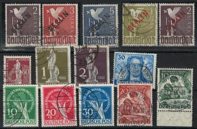 .gestempelt - Partie Berlin ab 1948, - Briefmarken und Ansichtskarten