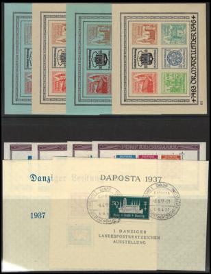 **/*/gestempelt/(*) - Partie Blockausg. div. Europa, - Briefmarken und Ansichtskarten