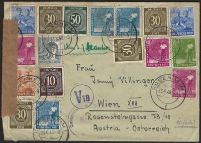 */gestempelt/Poststück - Partie Deutschland  ab altd. Staaten, - Stamps and postcards