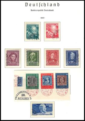 .gestempelt/** - Sammlung BRD 1949/1979, - Briefmarken und Ansichtskarten