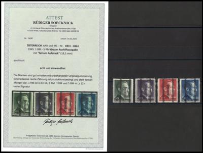 ** - Österr. 1945 - Grazer Markwerte - Stamps and postcards
