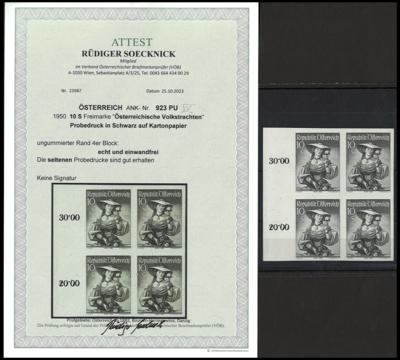 (*) - Österr. Nr. 923 PU IV (10 S - Stamps and postcards